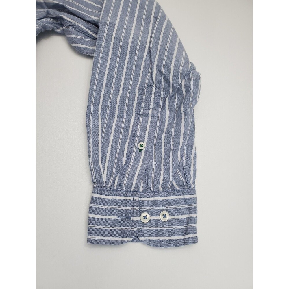 Tommy Hilfiger Men's Long Sleeve Striped Classic Fit Button Up Shirt, XL - Picture 3 of 10